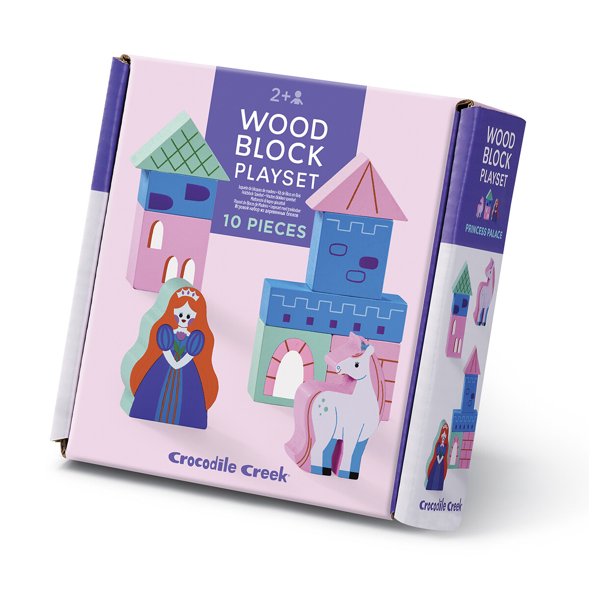 Bloques de Madera x 10 Crocodile Creek - PRINCESS PALACE 