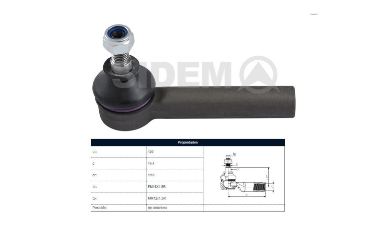 Puntero Fiat Ducato, Peug Boxer 87-05 Der/Izq Puntero Fiat Ducato, Peug Boxer 87-05 Der/Izq