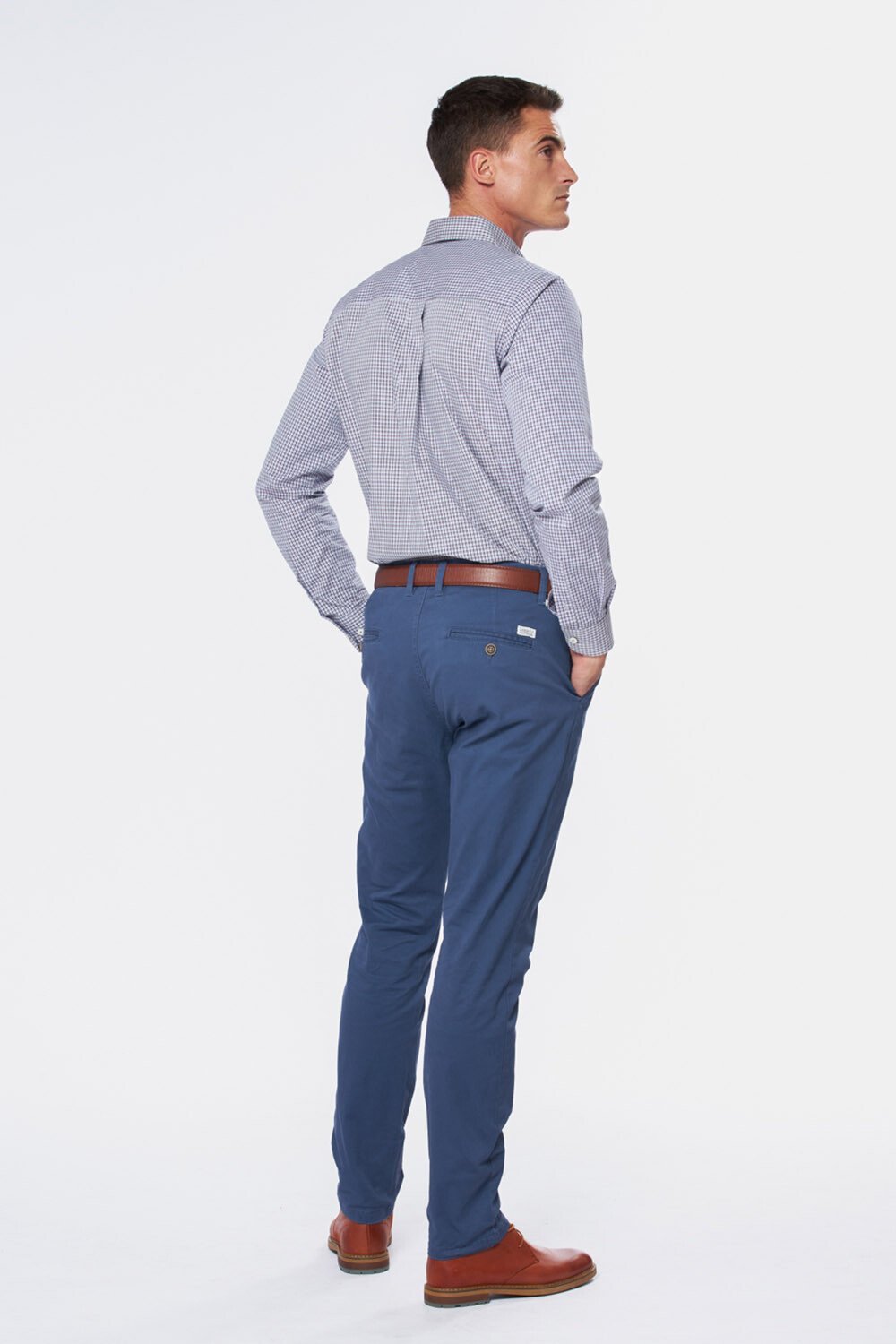 PANTALÓN SKINNY CON SPANDEX Piedra