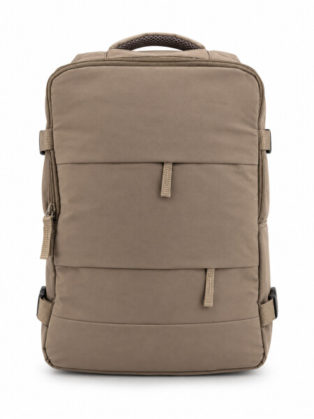 MOCHILA DE VIAJE BEIGE