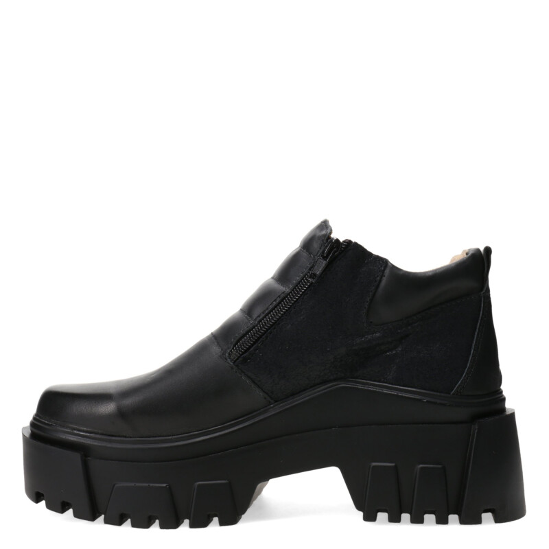 Zapatos de Mujer Miss Carol HAI de cuero con cierre lateral Negro