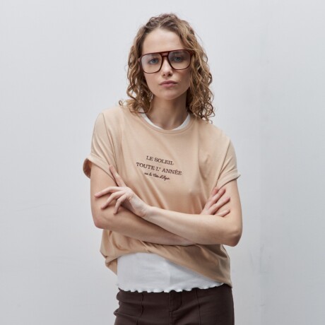 REMERA PONT Beige