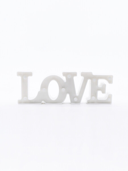 LOVE LUMINARIA CORPOREA BLANCO