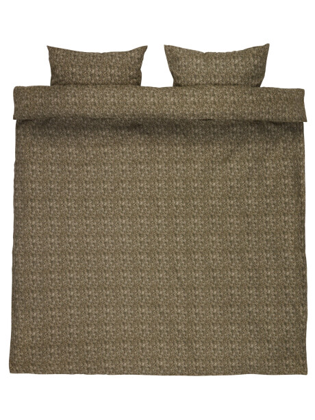 Juego funda nórdica franela ROSA 240x220 oliva Juego funda nórdica franela ROSA 240x220 oliva