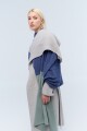 Ruana York Celeste