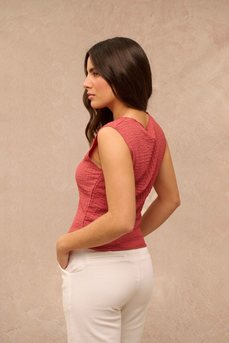 BLUSA CALE LADRILLO BLUSA CALE LADRILLO