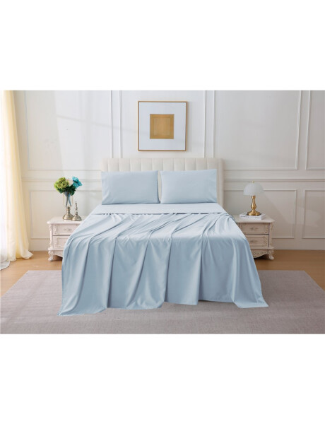 JGO SABANA ALG 144H TWIN 90x190+30CM AZUL JGO SABANA ALG 144H TWIN 90x190+30CM AZUL