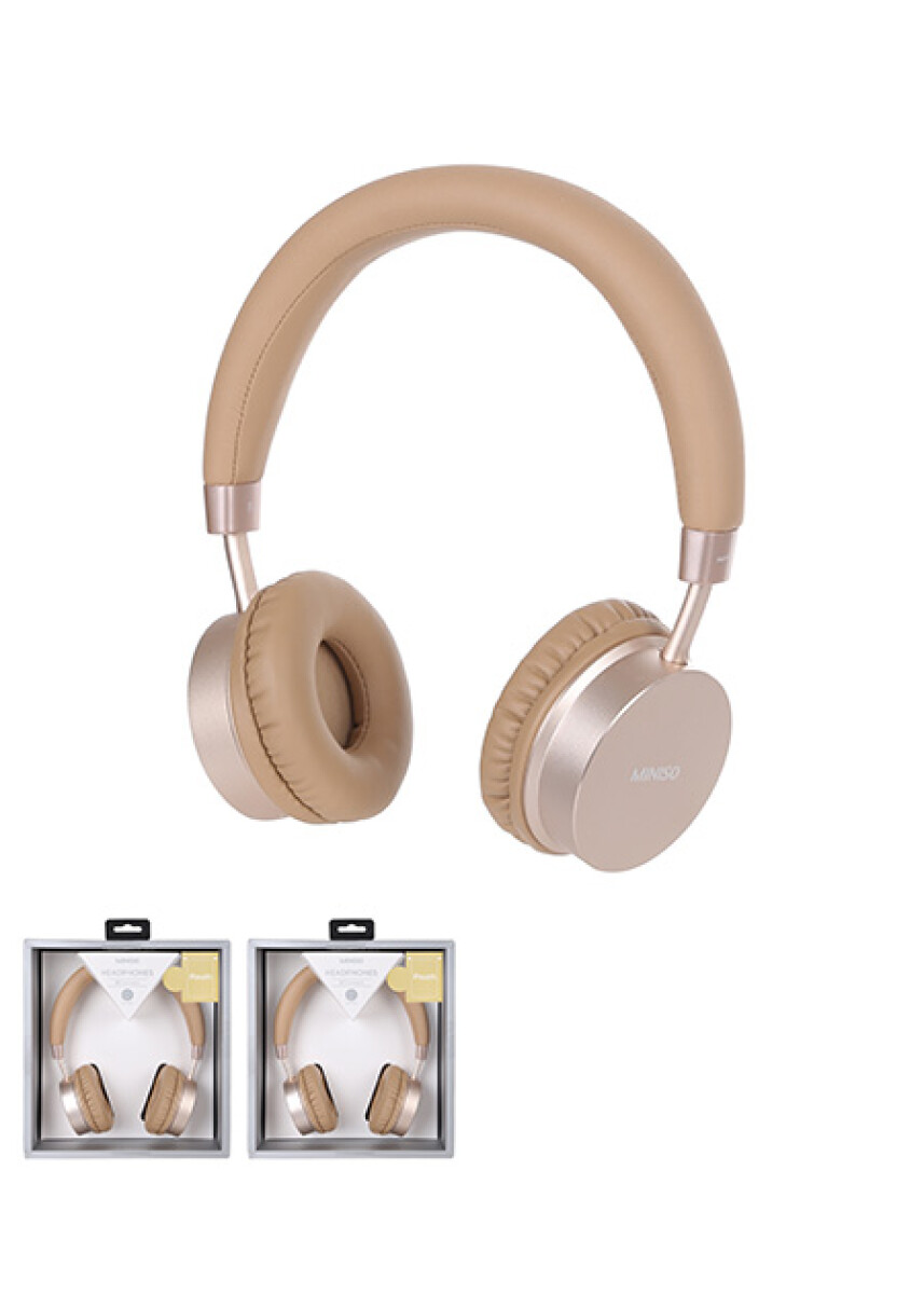 Auriculares Premium Bluetooth - Dorado 