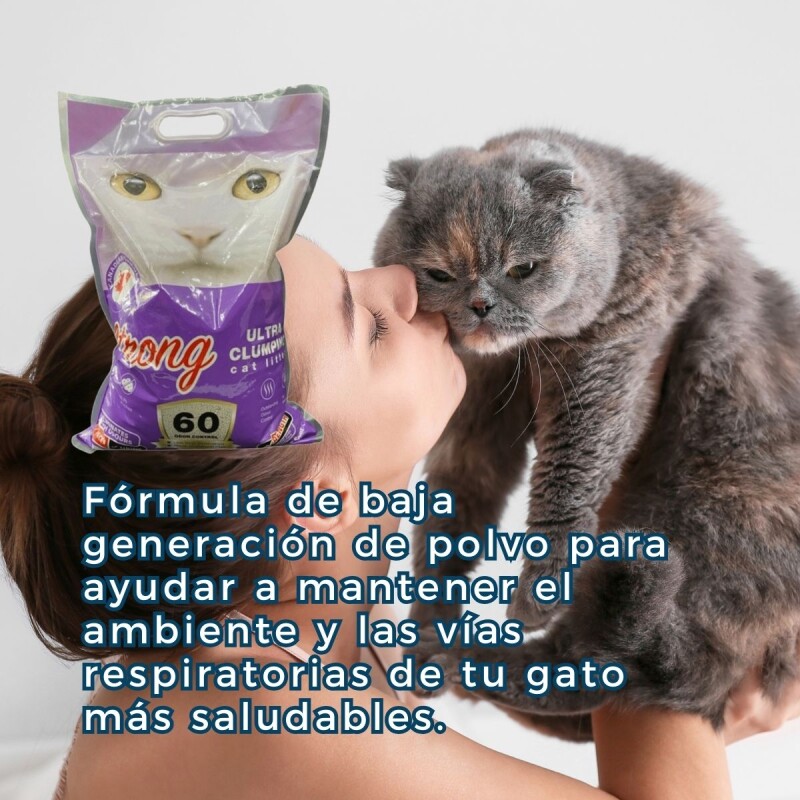 ARENA AGLOMERANTE STRONG 8 KG LAVANDA