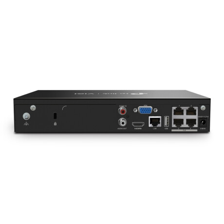 Tp-link - Nvr Vigi NVR1004H-4P. 4 Canales. Puertos Poe+. Audio Bidireccional. Plug And Play. Color N 001