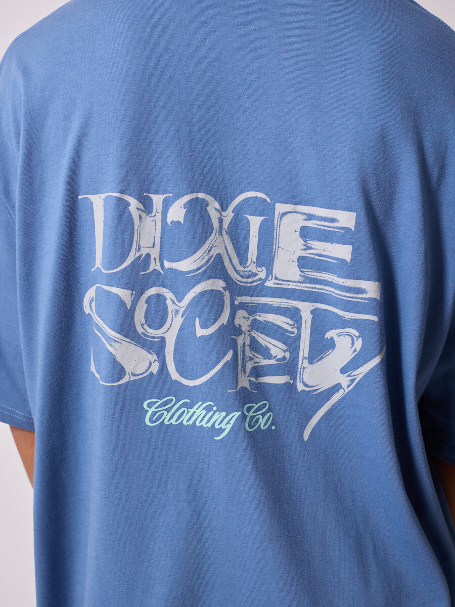 T-SHIRT TULAN DIXIE Azul Piedra