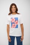 REMERA DAILA FLORES ROSA
