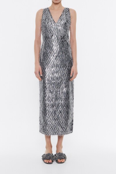 VESTIDO MUJER Plata
