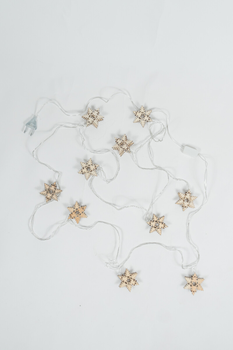 Luces Guia 10 Luces Estrella Polar, 3.0m, Luz Calida - Color Unico