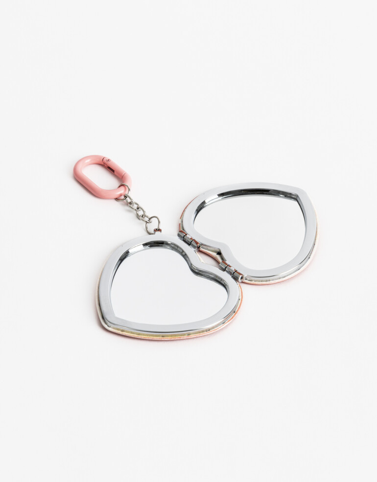 Espejos de cartera Espejo Plegable Broken Hearts - Rojo Labial