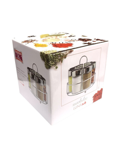 SET DE ESPECIEROS CON SOPORTE 6 PIEZAS 110 ML SET DE ESPECIEROS CON SOPORTE 6 PIEZAS 110 ML