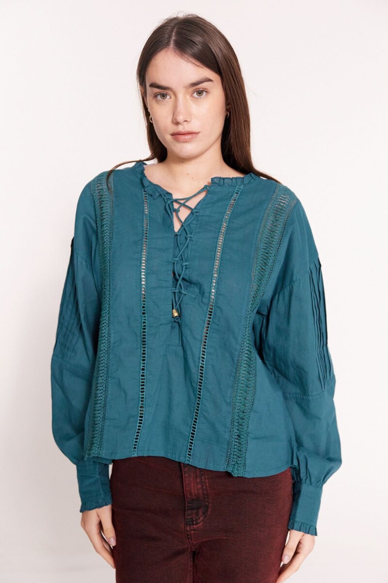 Camisa Vau Petroleo