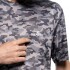RAPID RUNNING T-SHIRT MEN CAMO BLUE CAMO BLACK