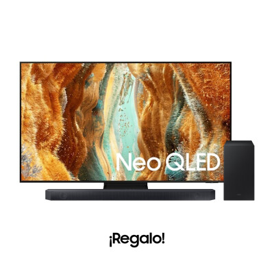 Smart TV Samsung 65" Neo QLED QN70F 4K Vision AI (2025) + Barra de Sonido Q600 de regalo Smart TV Samsung 65" Neo QLED QN70F 4K Vision AI (2025) + Barra de Sonido Q600 de regalo