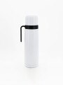 TERMO INOX CON ASA 1 LITRO BLANCO