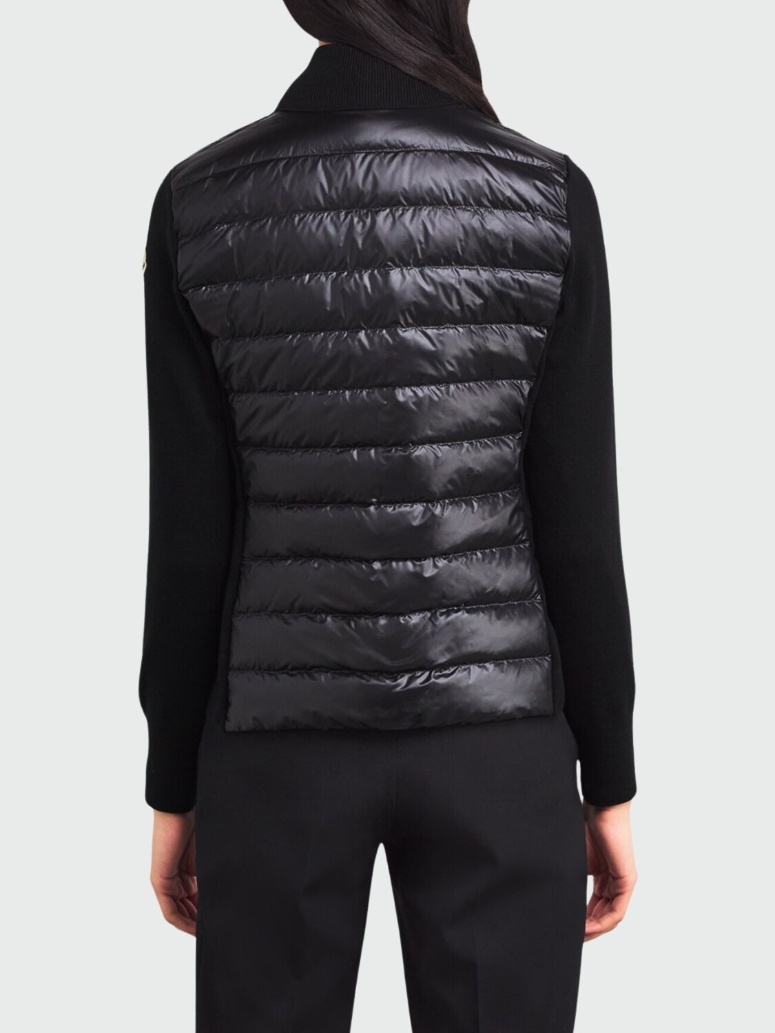 MONCLER - Cárdigan de Punto Negro