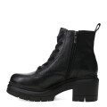 Botas de Mujer Bottero RATILI acordonada de cuero Negro