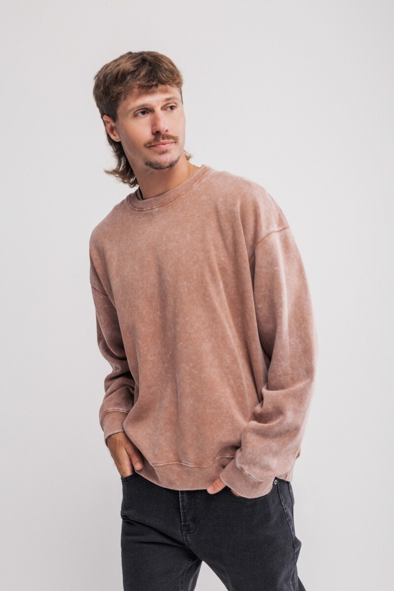Buzo oversize Vitoria Marrón