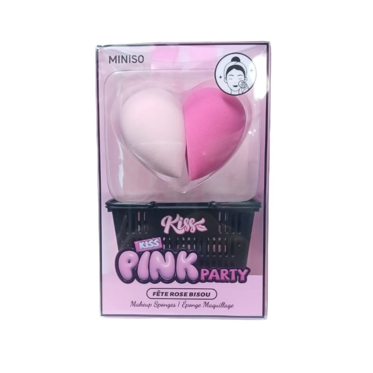 Esponja pink party 2 pcs 