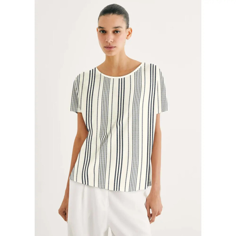 BLUSA MM FEM OFF WHITE