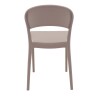 Silla Sissi Respaldo Cerrado en Polipropileno - Color beige - 92046/421 Silla Sissi Respaldo Cerrado en Polipropileno - Color beige - 92046/421