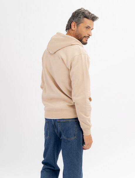 Campera felpa Enzo beige