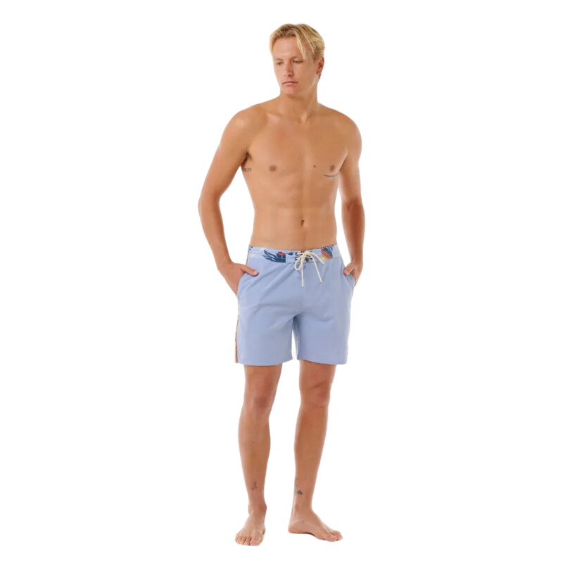 Boardshort Rip Curl Surf Revival Hoffman Layday - Celeste Boardshort Rip Curl Surf Revival Hoffman Layday - Celeste