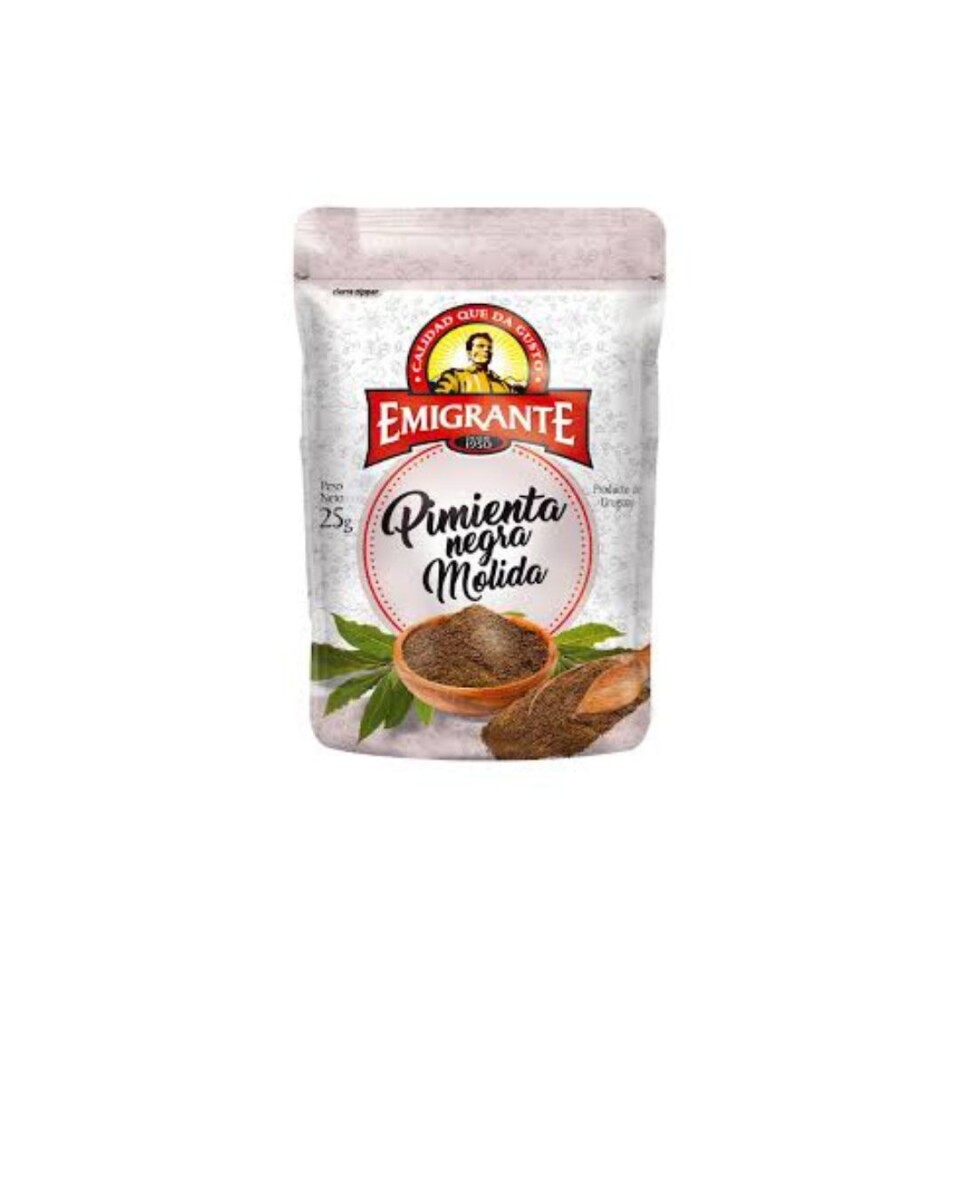 PIMIENTA NEGRA MOLIDA 25G 