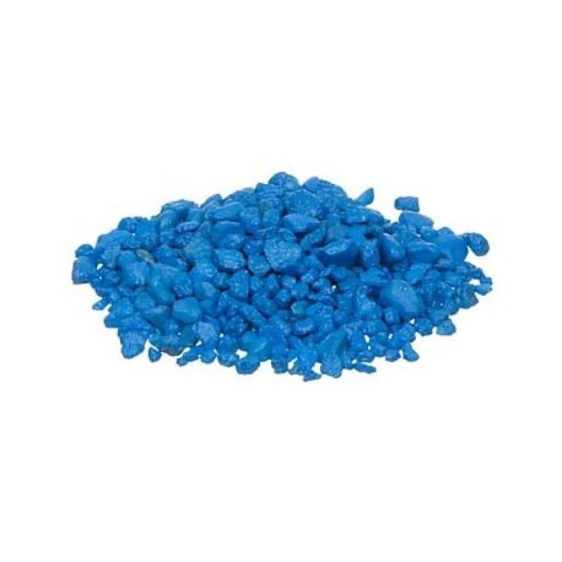 PIEDRAS DE COLORES X 1KG AZUL