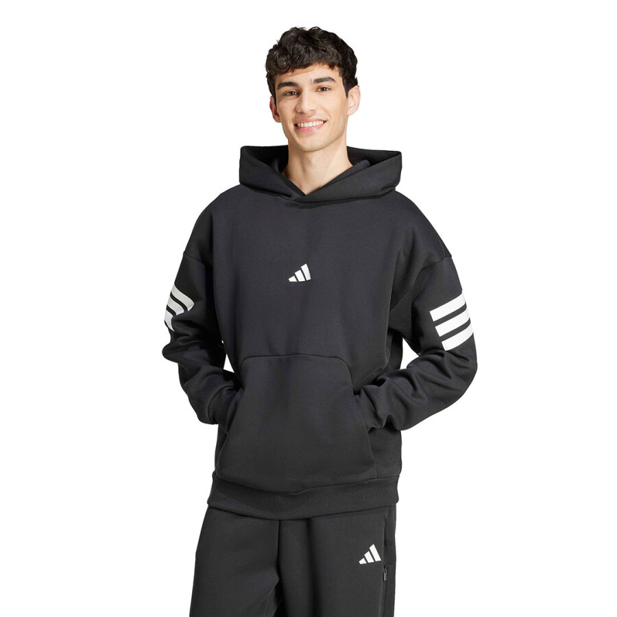 Canguro de Hombre Adidas M Fi 3S Hd Negro