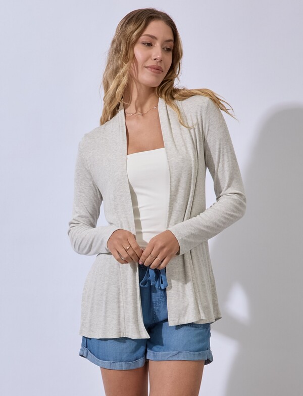 Cardigan Modal GRIS