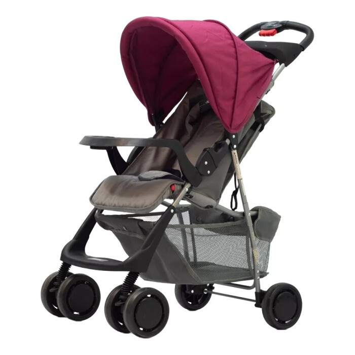 Cochecito de Paseo Convertible En Cuna Con Capota - Tinok Violeta