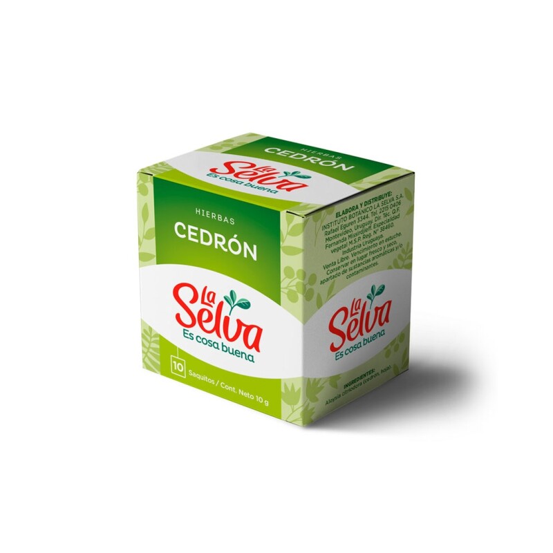 TE LA SELVA CEDRON 10 SOBRES Te La Selva Cedron 10 Sobres