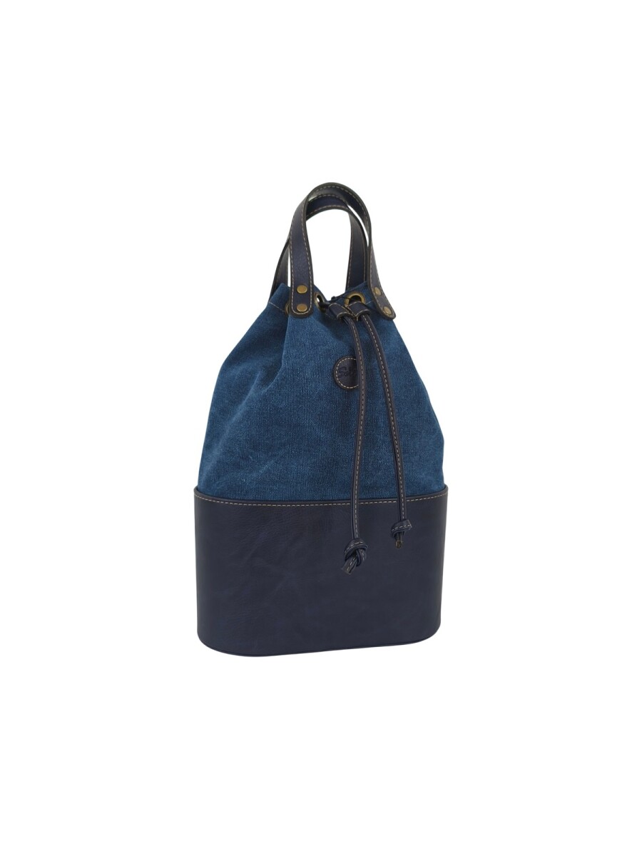 Matera bolso con división - azul 