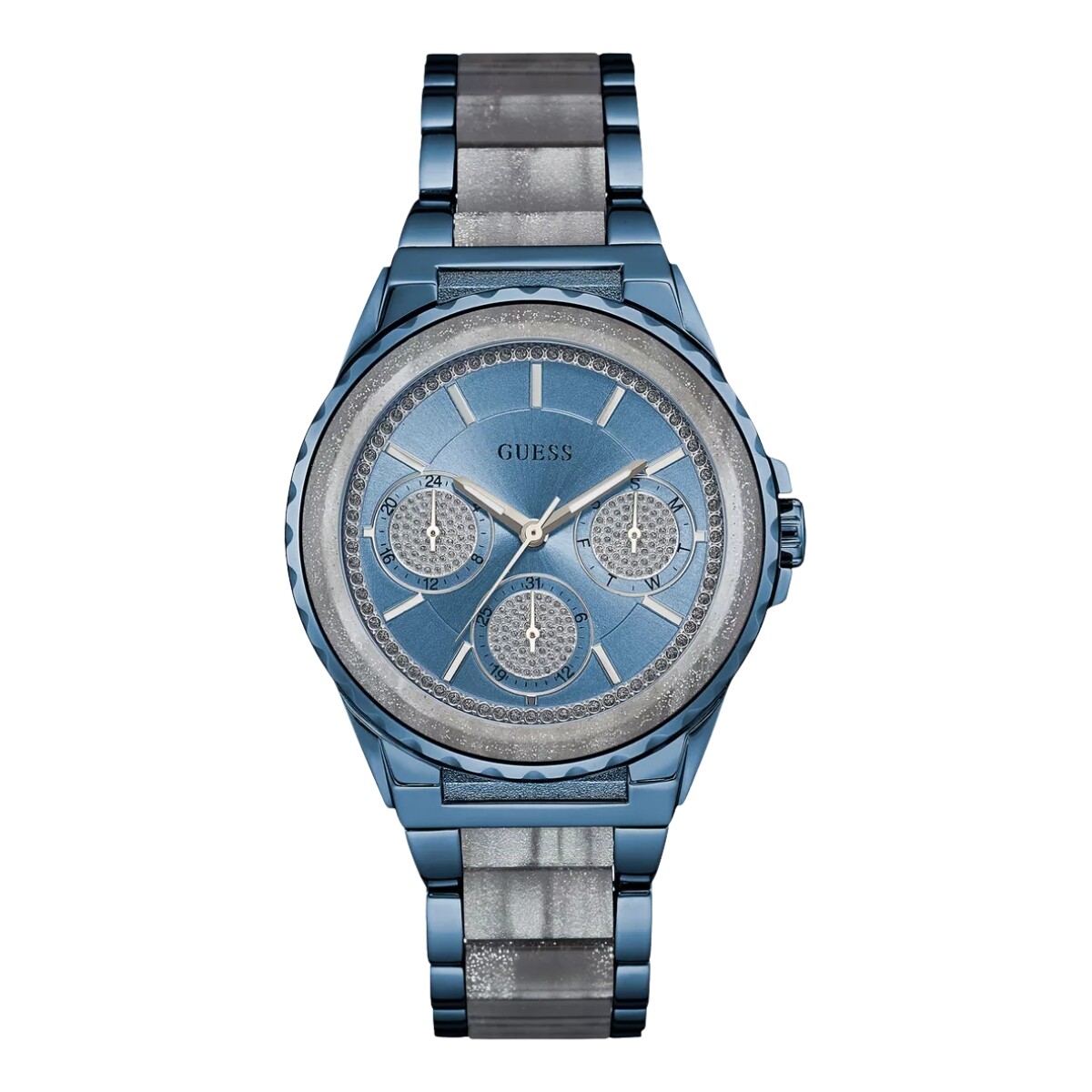 Reloj GUESS TWILIGHT Acetato Azul Esfera 40mm 