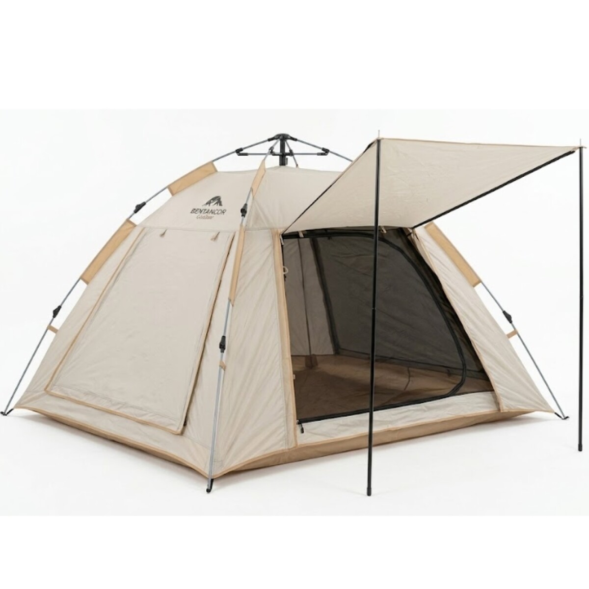 Carpa Impermeable Autoarmable con Avance -Capacidad 2 a 3 personas 