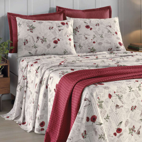 Juego Sábanas Queen Size Dohler 150 Hilos 100% Algodón Verena 01