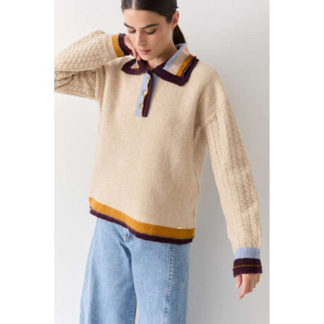 Buzo Polo Golf Crudo