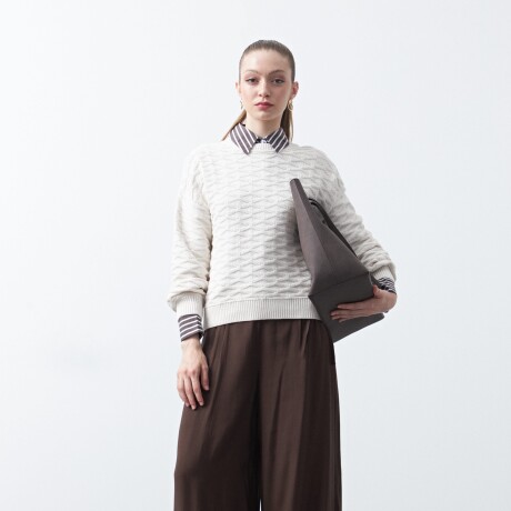 SWEATER DAMASO Crudo