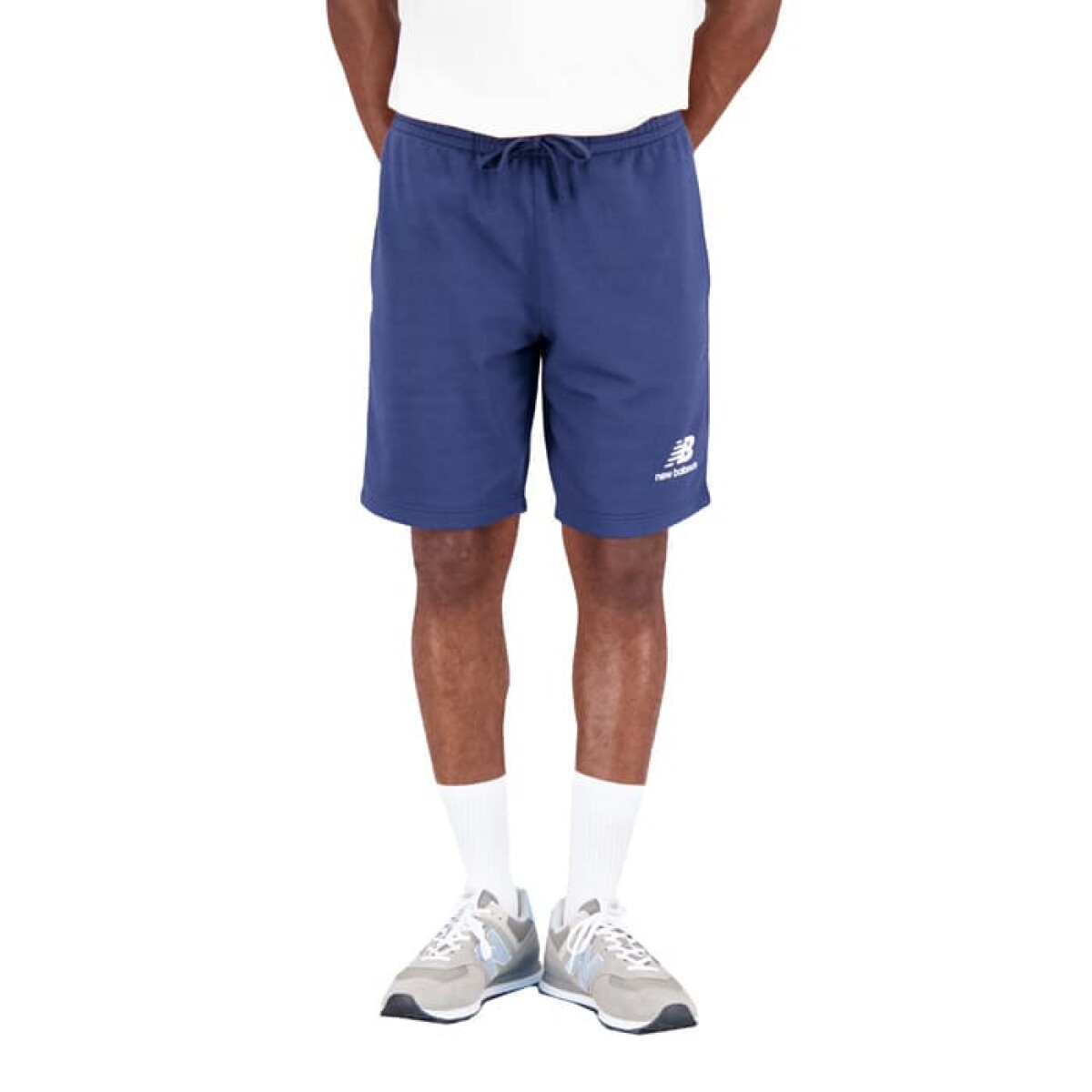 Short New Balance Essentials de Hombre - MS31540NNY - Azul 