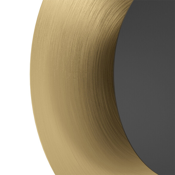 Lámpara de pared LED 3000K 11W metal negro y cobre EG6100