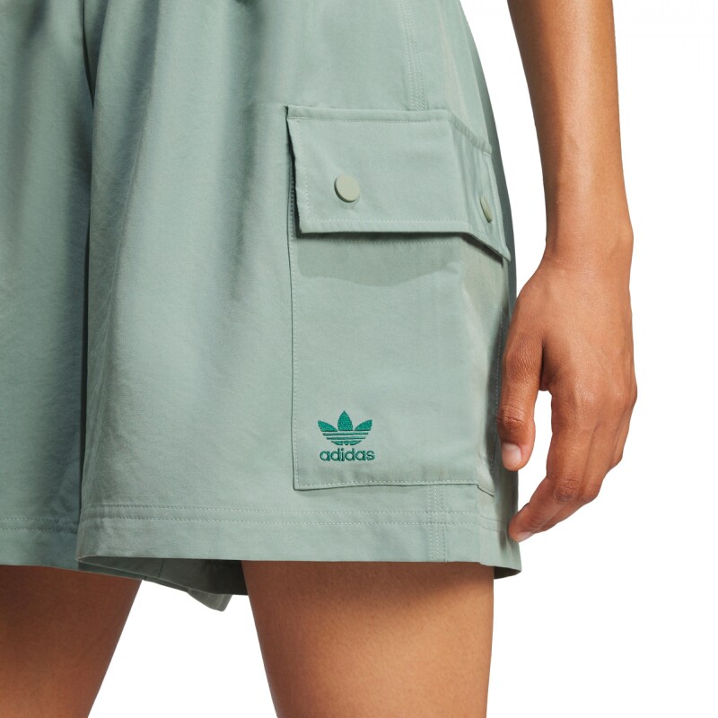 Short Essentials Woven High-Waist Cargo de Mujer Multicolor