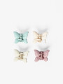 Pinza De Pelo Amaru, Set 4 Piezas Estampado 1