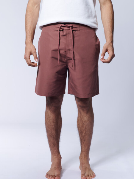 Short de baño ajustable Marron