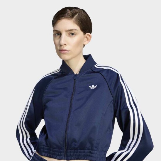 Campera Adidas Satin SST Azul